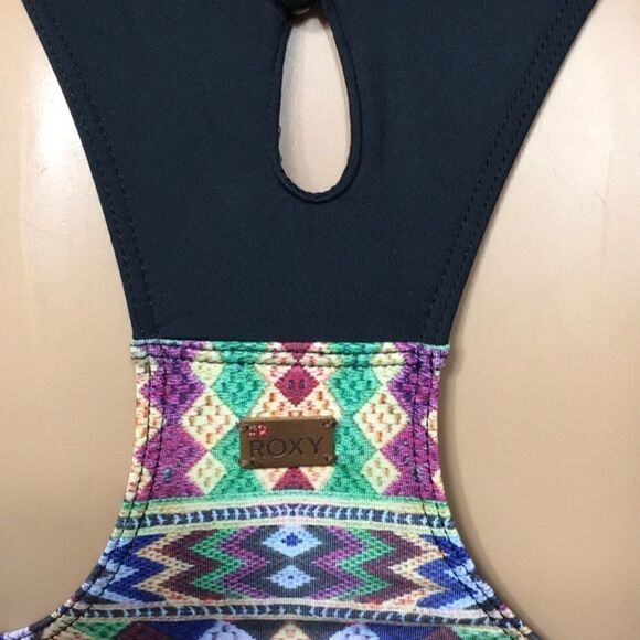ROXY high neck bikini top. NWT - Picture 8 of 10